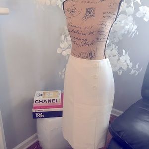 Ann Taylor Off White Skirt